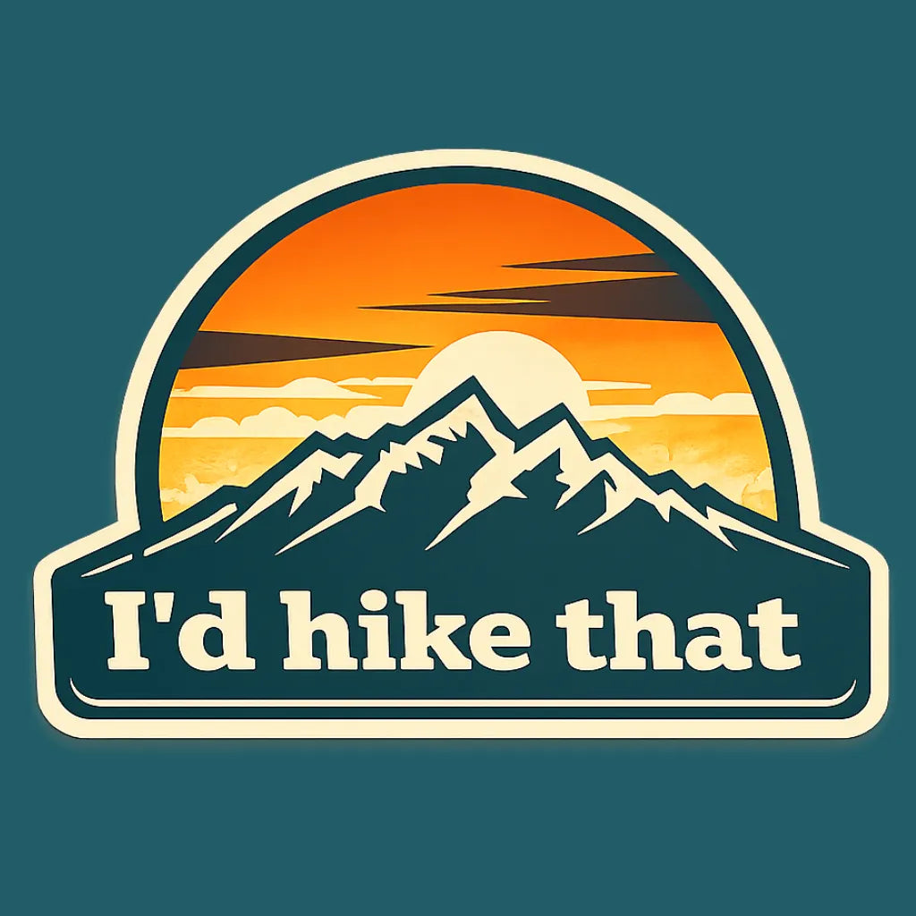 I'd Hike That Decal