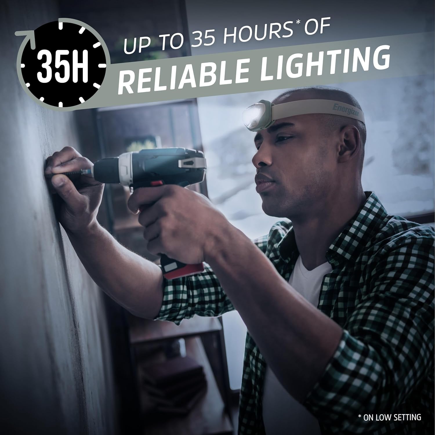 LED Headlamp PRO (2-Pack), IPX4 Water Resistant Headlamps, High-Performance Head Light for Outdoors, Camping, Running, Storm, Survival LED Light for Emergencies (Batteries Included)