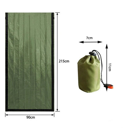 Outdoor Emergency Survival Sleeping Bag Portable First Aid Blanket Hiking and Camping Multi-functional Insulated Bag