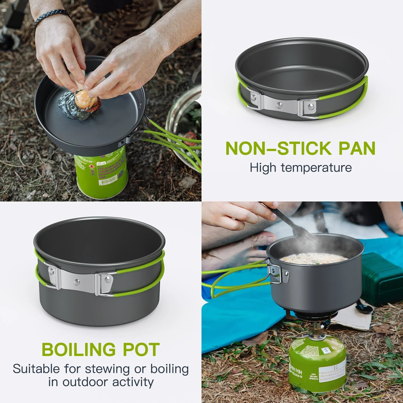 Camping Cookware Mess Kit