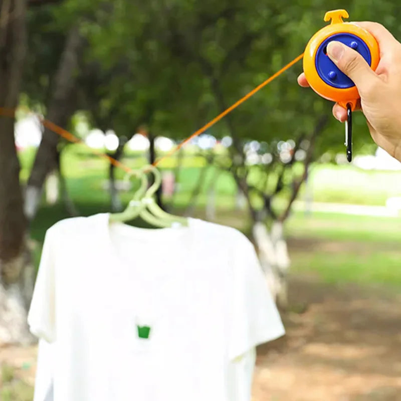 10m Portable Retractable Clothes Drying Rack Rope