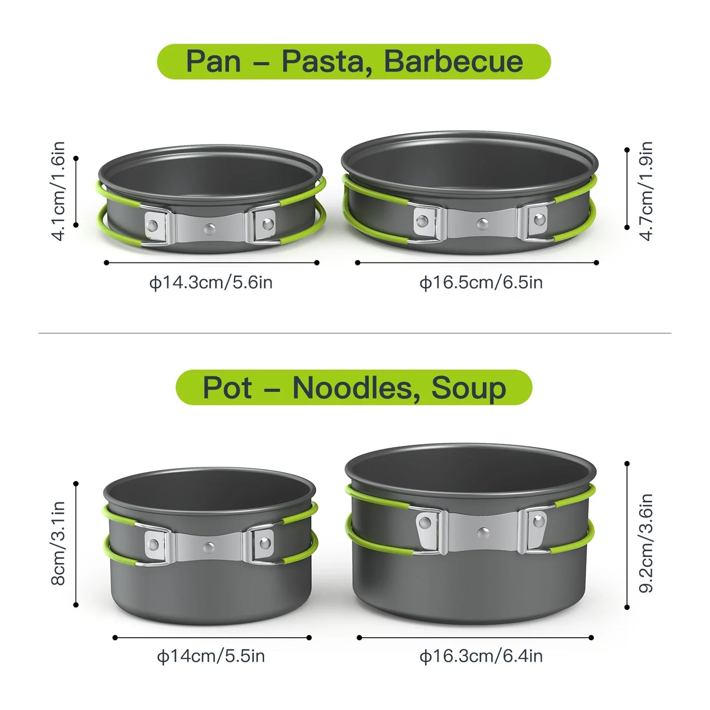 Camping Cookware Mess Kit