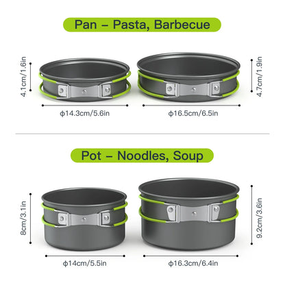 Camping Cookware Mess Kit
