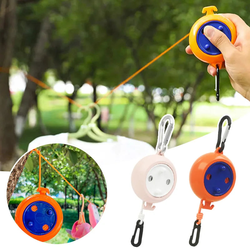 10m Portable Retractable Clothes Drying Rack Rope