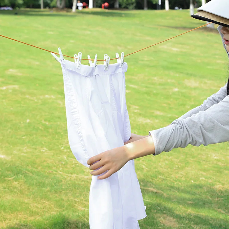 10m Portable Retractable Clothes Drying Rack Rope